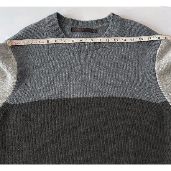 EMOZIONI UOMO Italian Wool Blend Men’s Size XL Block Multicolored Round Neck - Picture 4 of 9